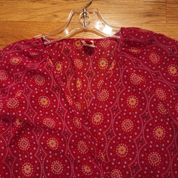 Josie Sheer Robe / Coverup with Tie and Pockets L - Picture 2 of 8